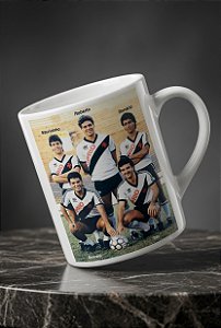 Caneca de porcelana Personalizada cinco idolos , Ídolos e Conquistas do Vasco da Gama