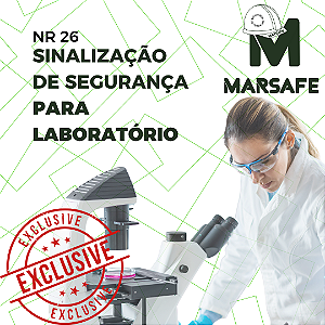NR 26 - SINALIZAÇÃO DE SEGURANÇA PARA LABORATÓRIO 8H