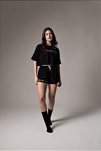 Cropped Classic Run Dept. Black