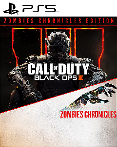 Call of Duty Black Ops 3 Zombies Chronicles PS5 Mídia Digital