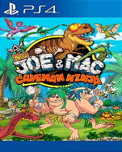 NEW Joe & Mac - Caveman Ninja PS4 Mídia Digital