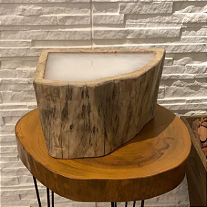Vela Decorativa Madeira