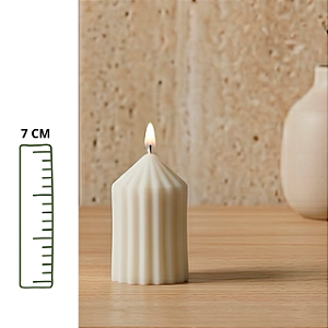 Vela Catedral P em Cera 100% Vegetal