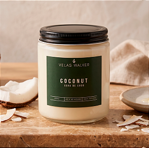 Vela Reserva Transparente 200g CocoNut