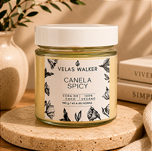 Vela Essenza 190g Canela Spicy