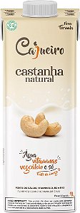 Leite Vegetal CAJUEIRO CASTANHA + ÁGUA E SÓ 1 LITRO