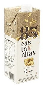 Leite Vegetal  CAJUEIRO 85 CASTANHAS 1 litro X 3 Unidades