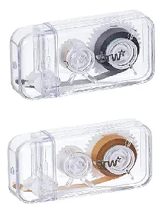 KIT DE 2 FITAS DECORATIVAS METÁLICAS - ( DOURADA E PRATA )
