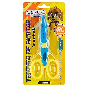 TESOURA ESCOLAR DE PICOTAR ONDA 13CM