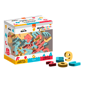 BRINQUEDO DE EVA ALFABETO + VOGAIS + NUMEROS C/ 92 PÇS