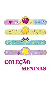 RÉGUA SILICONE BRACELETE JOYFUL - Coleção meninas