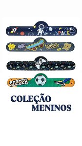 RÉGUA SILICONE BRACELETE FUNNY - ( Futebol, Videogame, Estrela, Arco-íris )