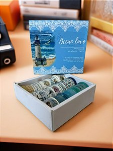 CONJUNTO WASHI TAPE - OCEAN LOVE
