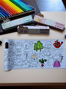 ROLO DE PAPEL ADESIVO PARA COLORIR - 2 METROS ( 2M x 21.7CM )