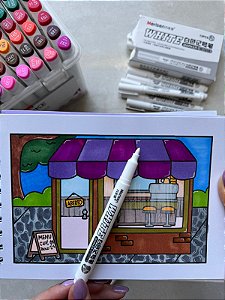 CANETA BRANCA - PONTA GROSSA