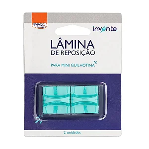 LÂMINAS DE REPOSIÇÃO P/ MINI GUILHOTINA A4 - BRW