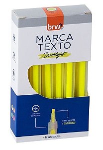 MARCA TEXTO DASHLIGHT- NEON AMARELO CAIXA C/12UN