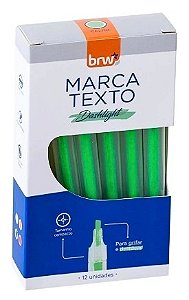 MARCA TEXTO DASHLIGHT- NEON VERDE - CAIXA C/12UN