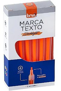 MARCA TEXTO DASHLIGHT- NEON LARANJA - CAIXA C/ 12UN
