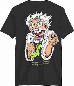 Camiseta Preta - Cientista