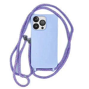 Capa com Alça para iPhone - Violeta Modelo do iPhone:17