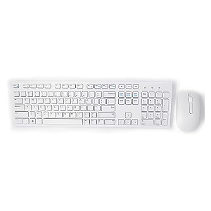 Teclado Sem Fio e Mouse USB Wireless - ABNT2 Cor:Branco