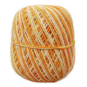 Barbante Ana Terra Arte Amarelo Ouro - 200 Gr - Fio 6 - 220m