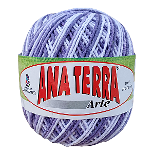 Barbante Ana Terra Arte Lilás - 200 Gr - Fio 6 - 220m