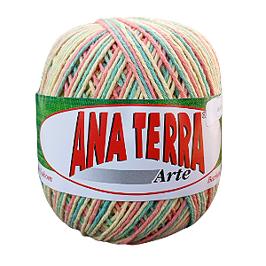 Barbante Ana Terra Arte Jujuba - 200 Gr - Fio 6 220m