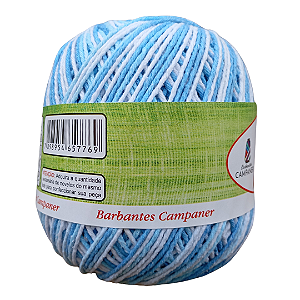 Barbante Ana Terra Arte Azul Céu- 200 Gr - Fio 6 - 220m