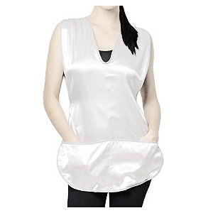 Bata De Cetim Modelo Canguru Branca Santa Clara 1869