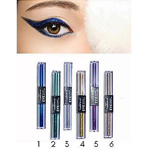 Duo de Sombra Metálica E Delineador Lua & Neve