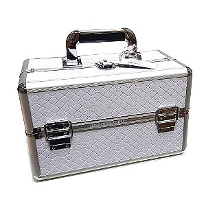 Maleta para Maquiagem e Acessórios Cisne CSN5160LC-2 Branca