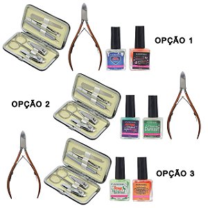 Kit Cuidado com as Unhas Cores:Opção 2