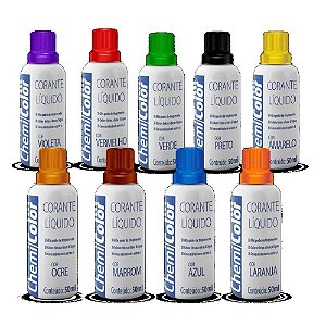 Corante Líquido Tinta Bisnaga Parede 50ml Pigmento Madeira