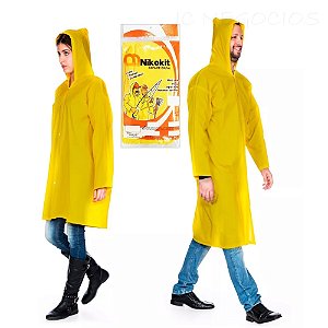 Capa de Chuva Nikokit Laminada G Amarela