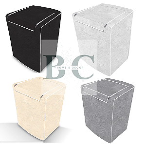 Capa Para Máquina de Lavar Flanelada Abertura Superior com Zíper M