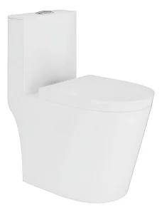 Vaso Sanitário Monobloco Caixa Acoplada Completo Privada Cor Branco Tubrax - VAB0003