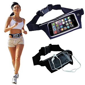 Pochete Fitness Corrida Para Cintura Porta Celular