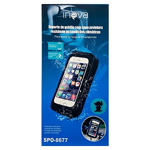 Suporte Guidão Inova Para Bicicleta Moto Resistente Água SPO-8677