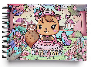 Livro para Colorir - Capivara