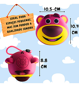 Caixa de Som Bluetoorh Rádio FM - Urso