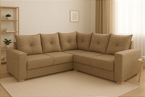 Sofá de Canto VERSATTO BEGE