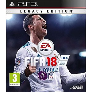 Fifa 18 - Legacy Edition - Ps3 Mídia digital