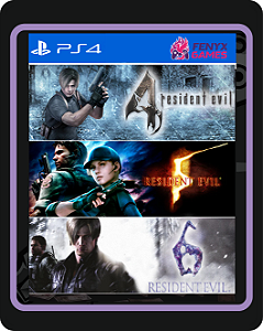 Resident Evil Triple Pack - Ps4 Mídia digital