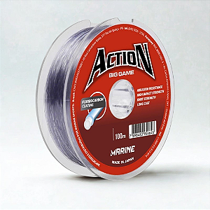 Linha Action Big Game Nylon Cinza 0.37mm (100mts)