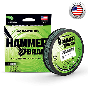 Linha Multifilamento Hammer Braid - Cor Preta - 10 LB (135mts)