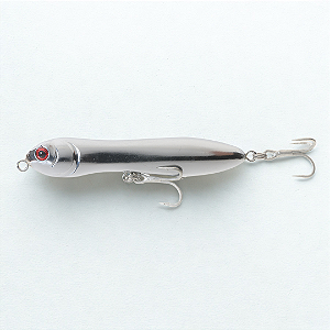 Isca Artificial Zig Zarinha 90 - Cor 301 Cromada Bala de Prata - Lucky By Nakamura