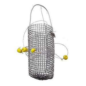 Chicotinho 4 Anzois + Cestinho Cevador Para Lambari Cartela 1pc