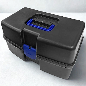 Maleta de Pesca 3 Bandejas Articuladas Preta